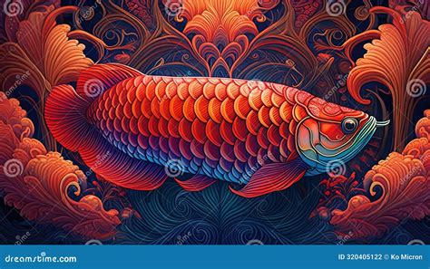 Arowana – A Majestic Fish With Sparkling Scales That Navigates Its Aquatic Realm With Grace!